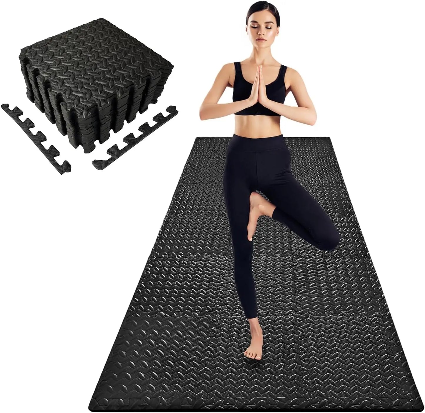 Interlocking Foam Floor Mats For Home Gym And Kids Area