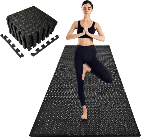 Interlocking Foam Floor Mats For Home Gym And Kids Area