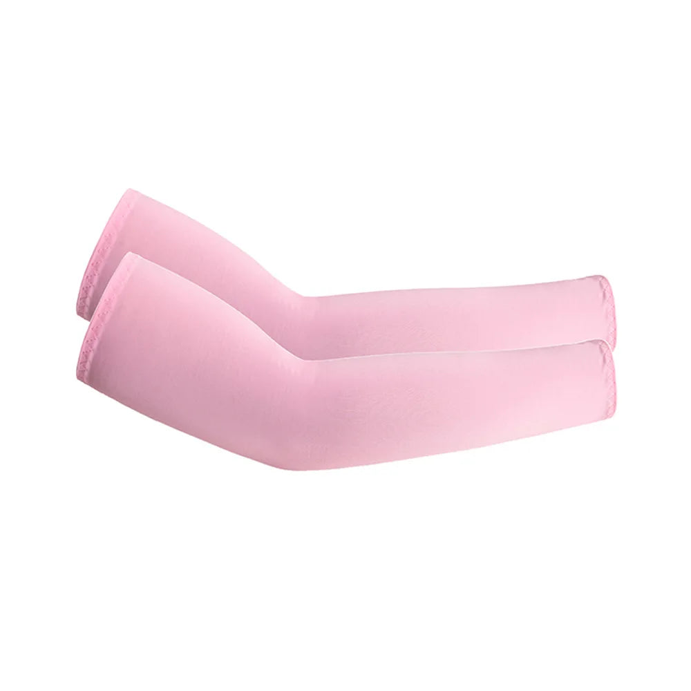 Unisex Cooling Arm Sleeves With UV Protection For Running Cycling