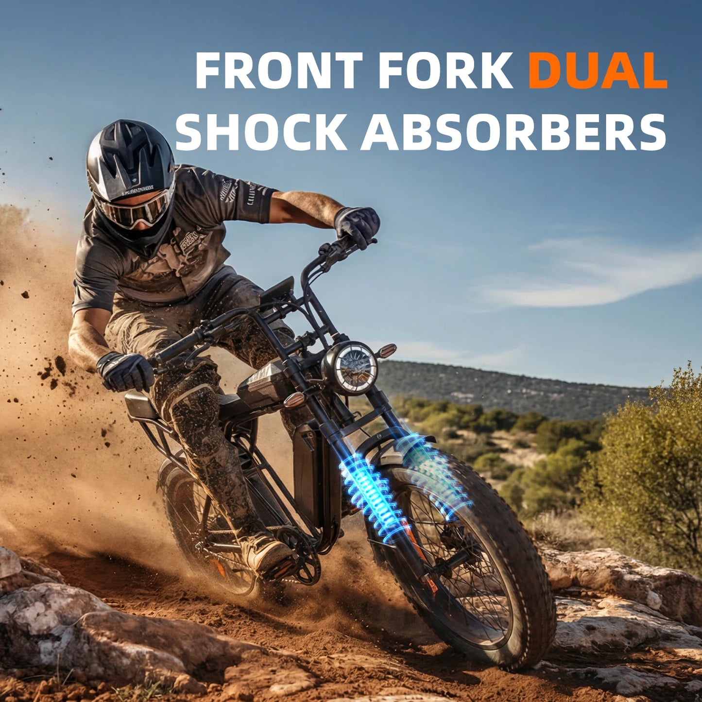 Aairsk X5 Fat Tire Electric Bike 1500W Peak Motor Battery