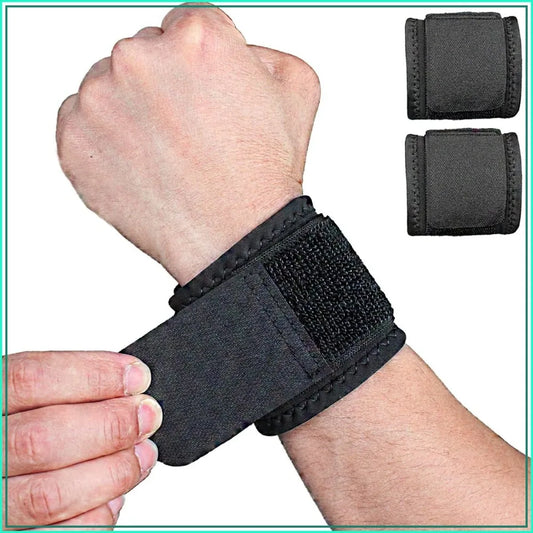 2 Pack Wrist Brace Adjustable Support Tendonitis Carpal Tunnel Arthritis Relief