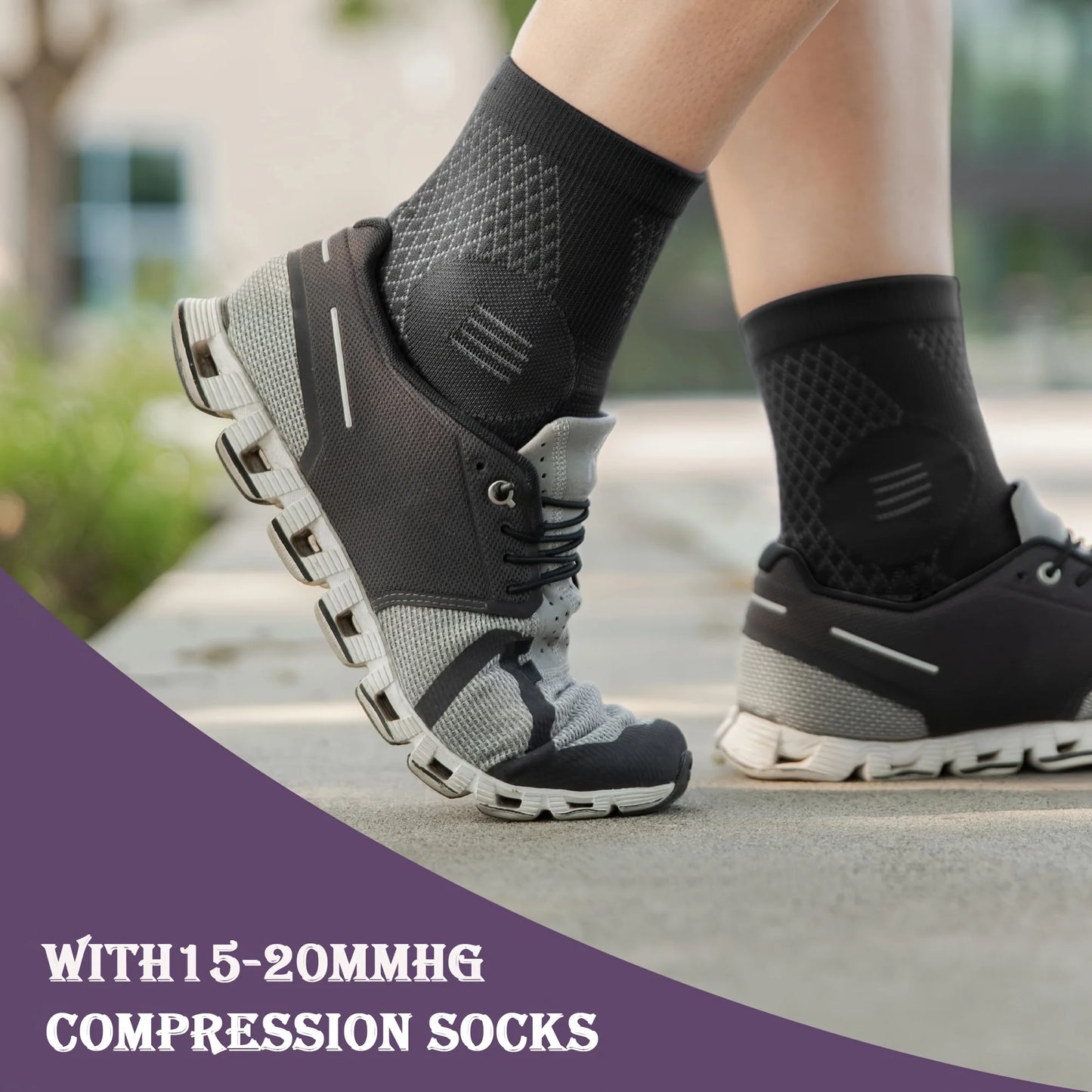 Compression Socks for Neuropathy With Arch Support Open Toe
