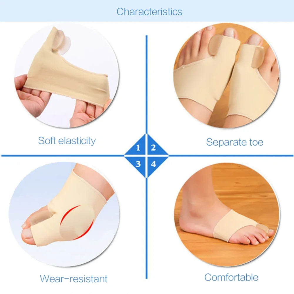 MOOYOU Toe Separator Hallux Valgus Bunion Corrector Orthotics