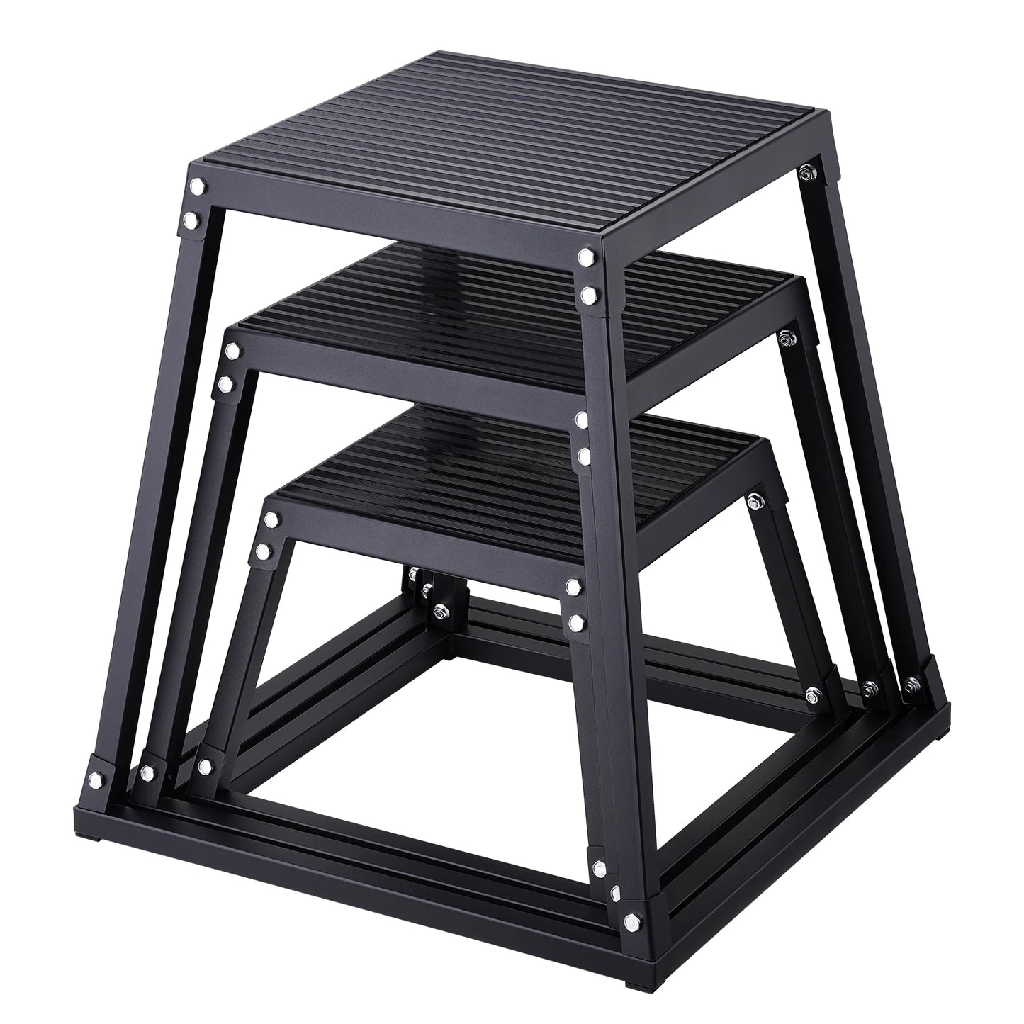 SucceBuy Plyometric Jump Box Set With Anti Slip Platform