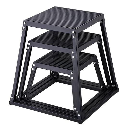 SucceBuy Plyometric Jump Box Set With Anti Slip Platform