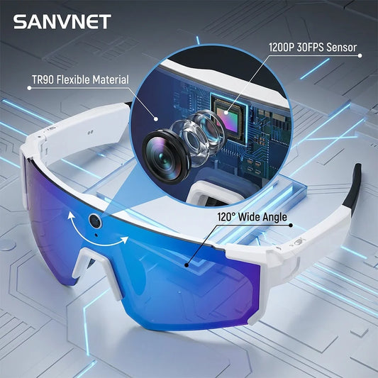 SNT SOLIS POV Smart Sunglasses With Camera And AI Translation