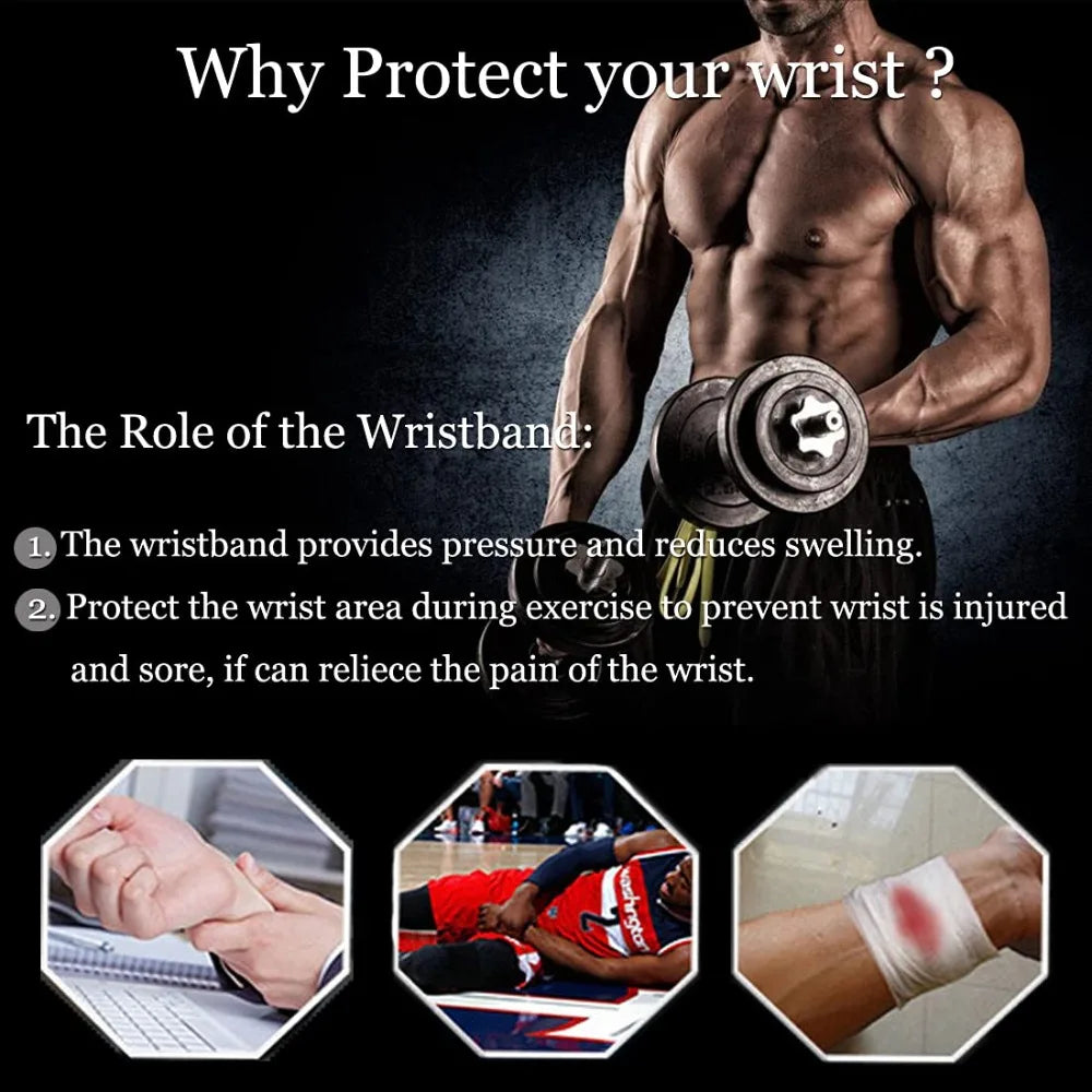 2 Pack Wrist Brace Adjustable Support Tendonitis Carpal Tunnel Arthritis Relief