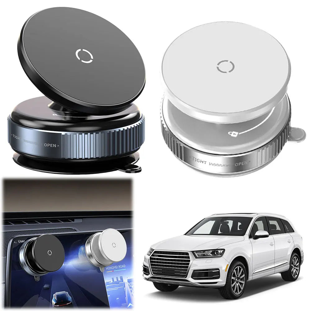 Magnetic Vacuum Car Phone Holder With Suction Cup