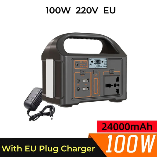Jsdsolar Portable Solar Power Station Generator 110V 220V LED