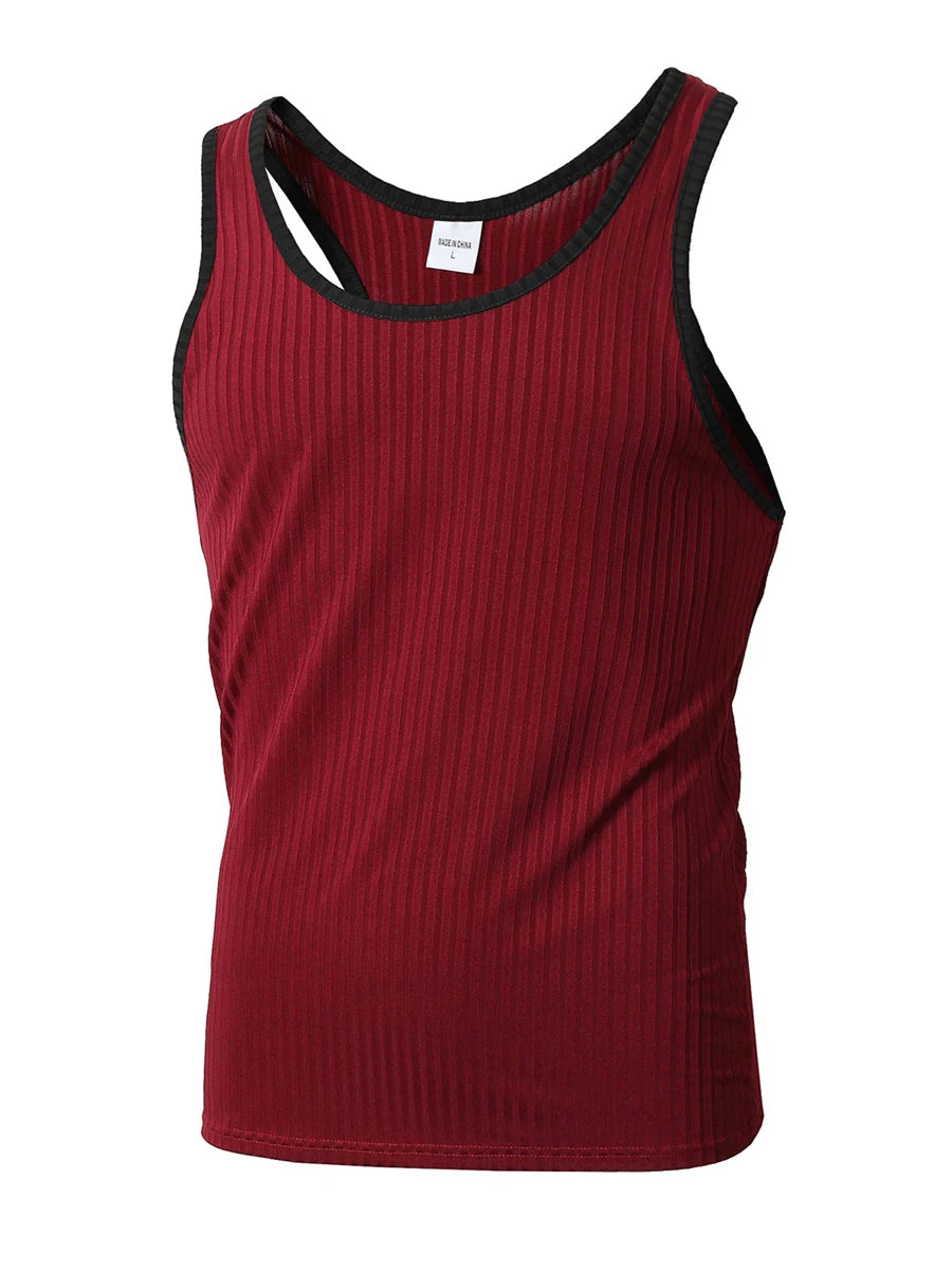 Mens Sleeveless Muscle Tank Tops Racerback For Workout Training