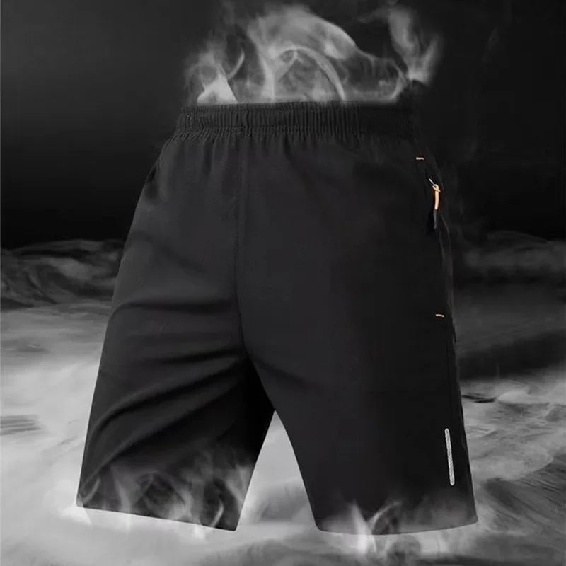 Summer Men Running Shorts Quick Dry Breathable Gym Shorts