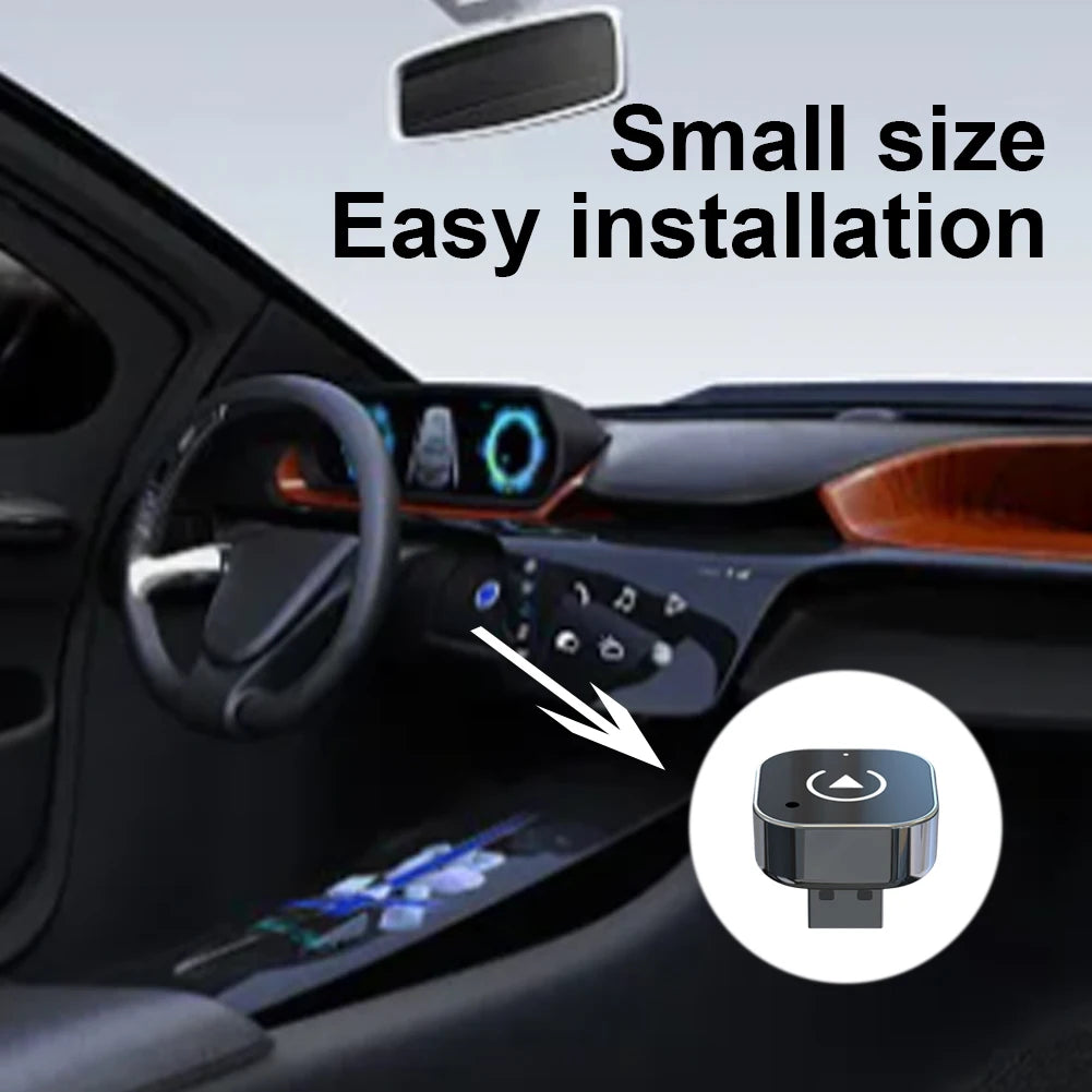 APWIKOGER Wireless CarPlay Android Auto Adapter AI Box