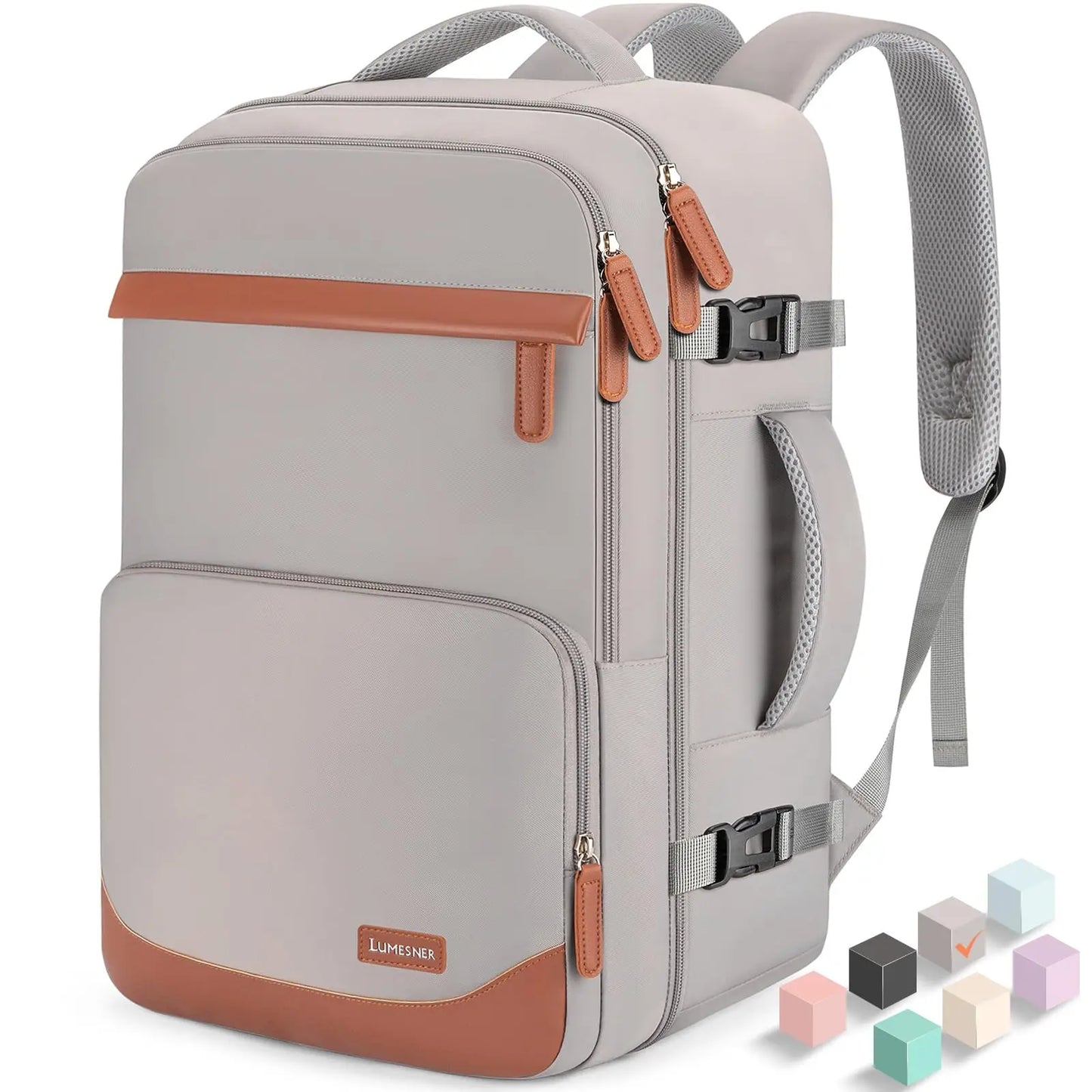 Water Resistant 50L Carry On Laptop Backpack For Travel And Work