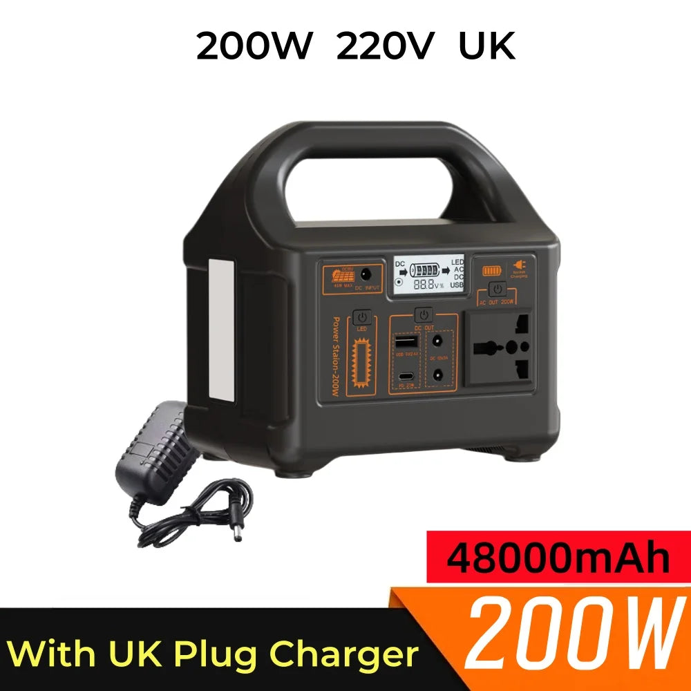 Jsdsolar Portable Solar Power Station Generator 110V 220V LED