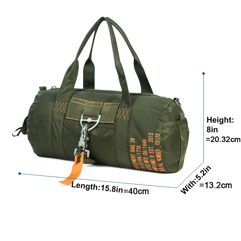 LQARMY Travel Gym Bag Waterproof Duffle for Fitness