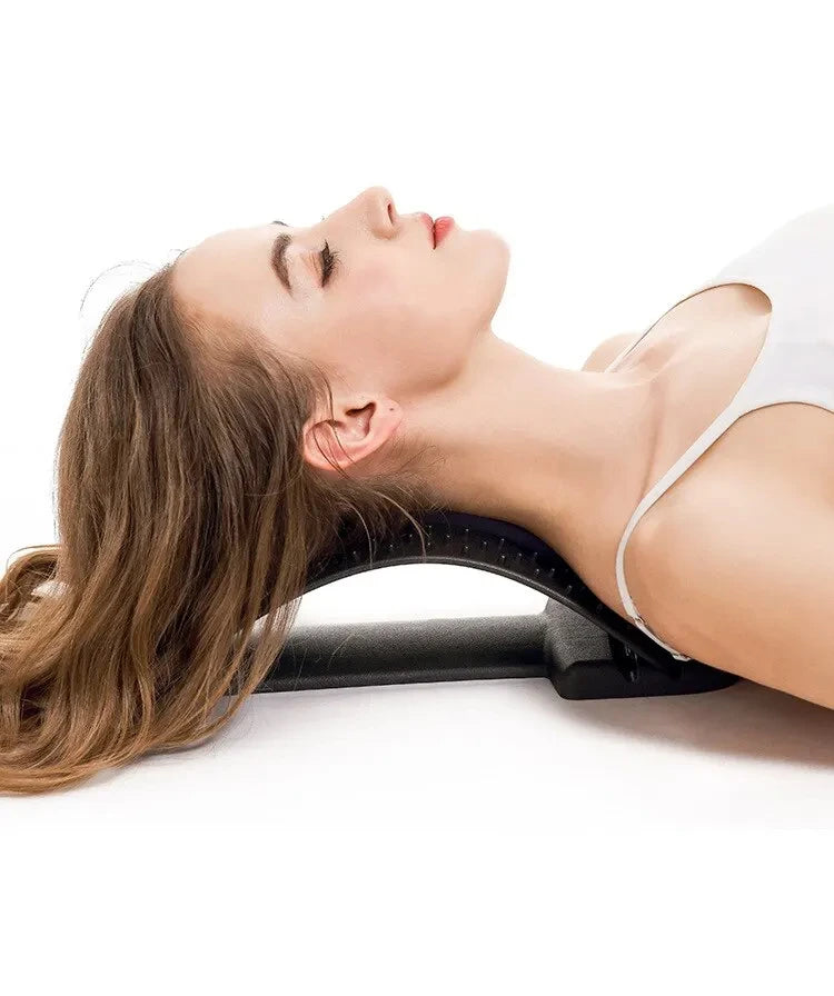 Back Stretcher Multi Level Adjustable Massager For Cervical And Lumbar Spine