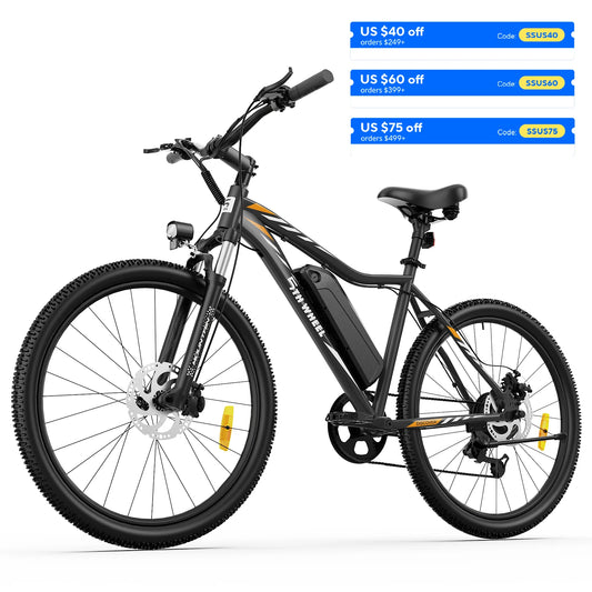 5TH WHEEL AB17 Electric Bike 700W Peak Motor Front Suspension