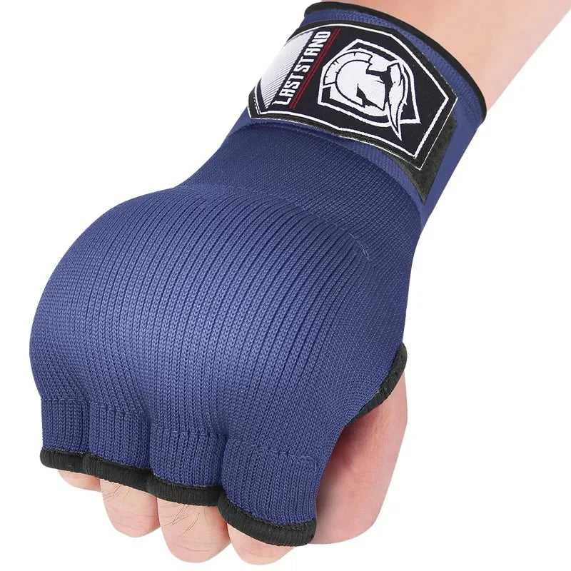 Gel Boxing Hand Wrap Gloves With Long Wrist Strap For MMA Training