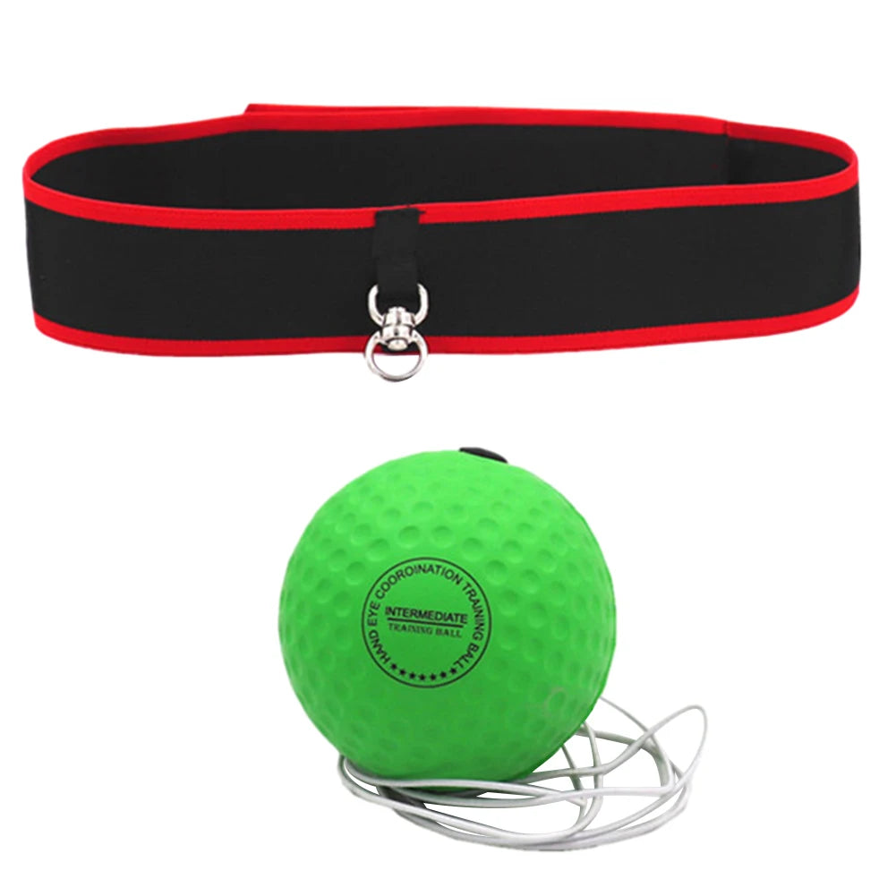 Boxing Reflex Ball With Adjustable Headband For Speed And Focus