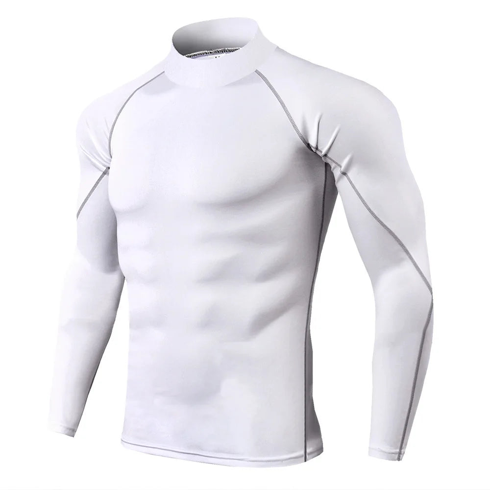 Wyhyaye Mens Quick Dry Sport T Shirt Long Sleeve Compression