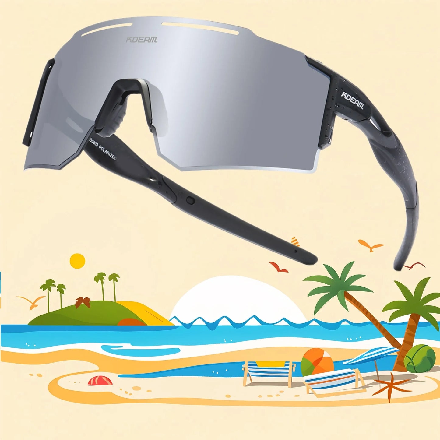 Unisex Polarized Sunglasses for Cycling, Running and Youth