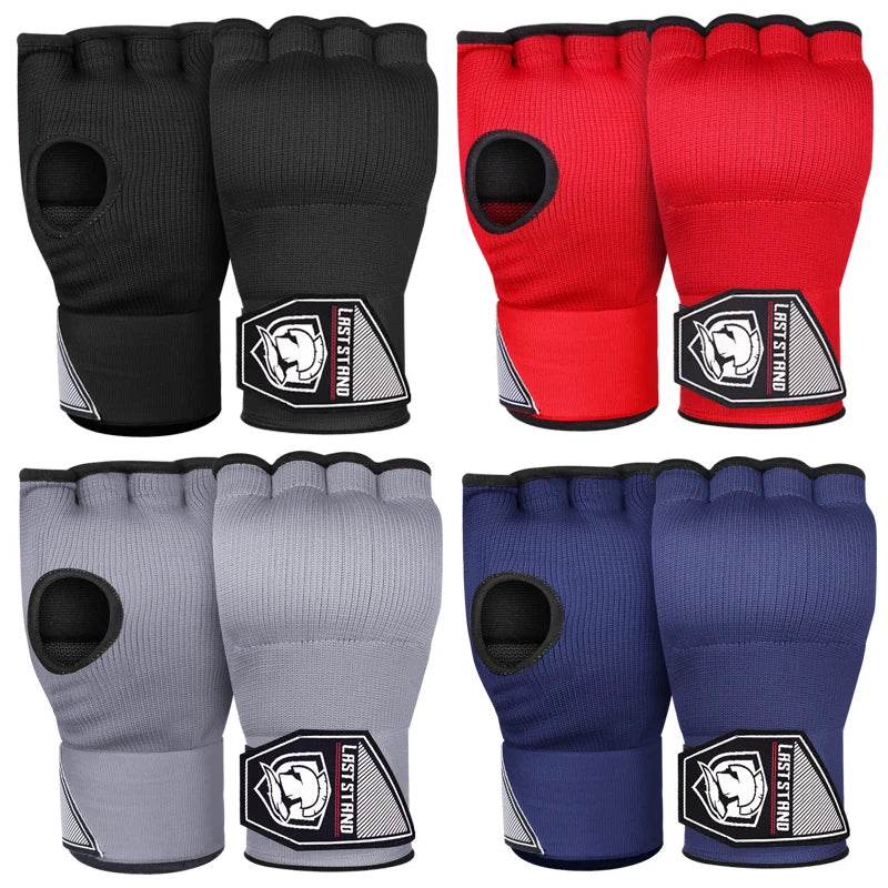 Gel Boxing Hand Wrap Gloves With Long Wrist Strap For MMA Training