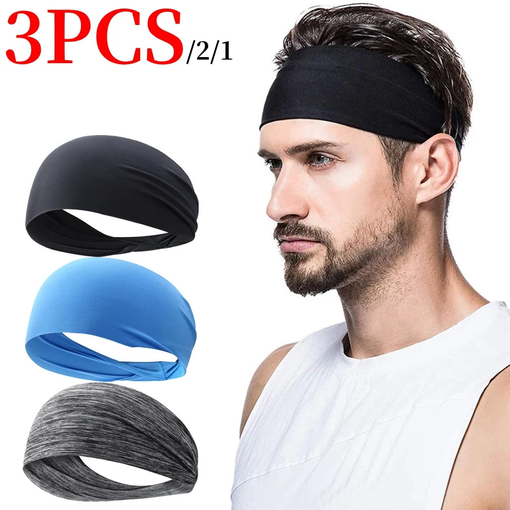 APWIKOGER Quick Dry Sweat Headbands For Running And Yoga