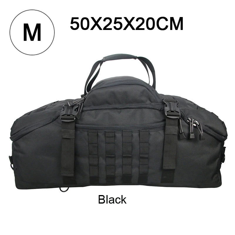QCN Sport Travel Bag Molle Tactical Gym Duffle For Camping