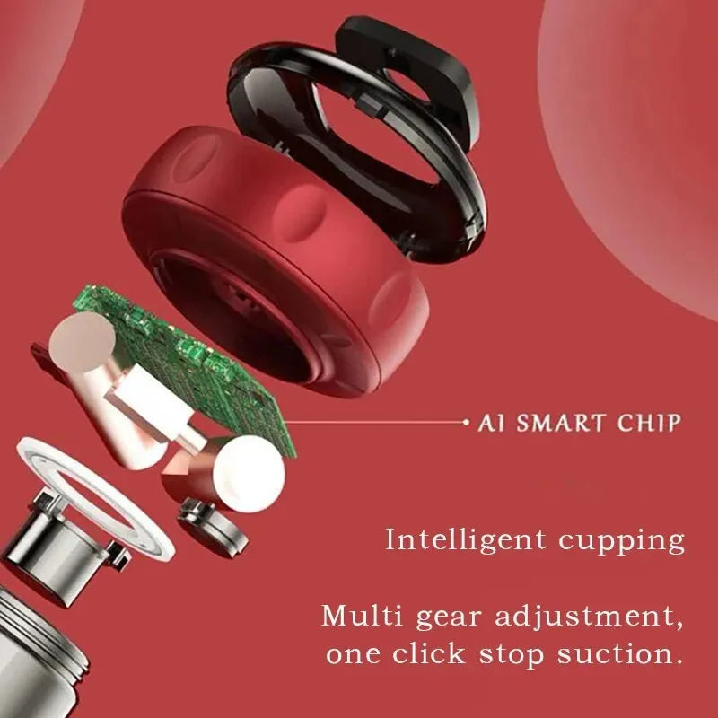 Homefish Heating Intelligent Vacuum Cupping Massager