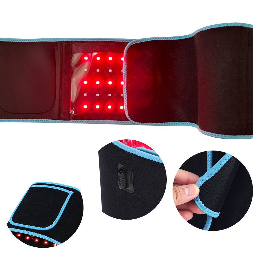 Near Infrared Light Therapy Wrap 660nm 850nm For Body Relaxation