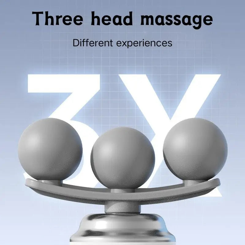Triple Mini Fascia Gun Six Modes Massage For Full Body Relaxation