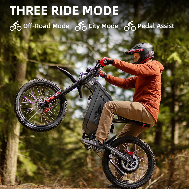Freego X2 Pro Electric Dirt Bike 6000W Motors 60V 30Ah Battery