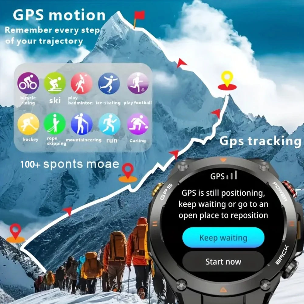 Senbono GPS Smart Watch Bluetooth Phone Calls For Men