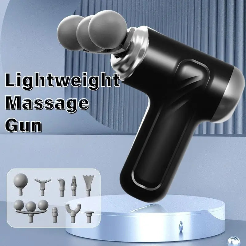 Triple Mini Fascia Gun Six Modes Massage For Full Body Relaxation