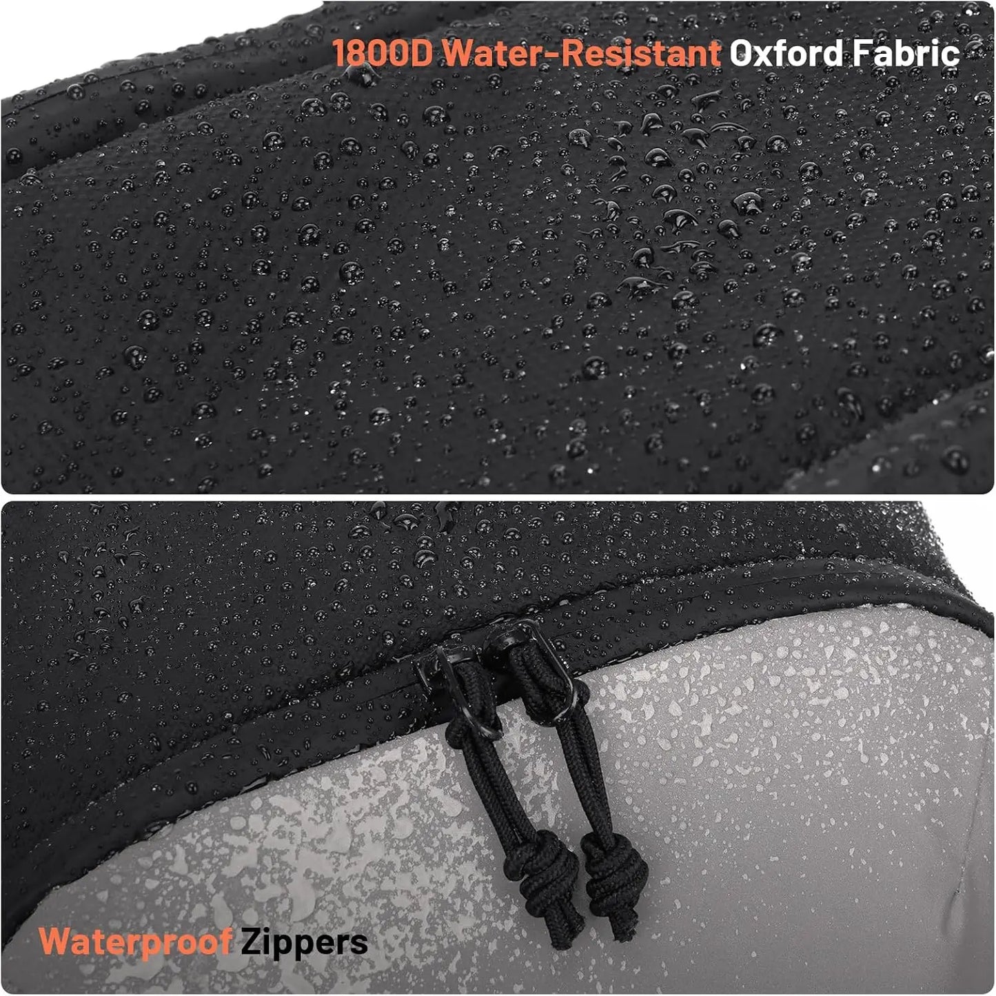 1800D Water Resistant Laptop Backpack for Travel and Motorcycle