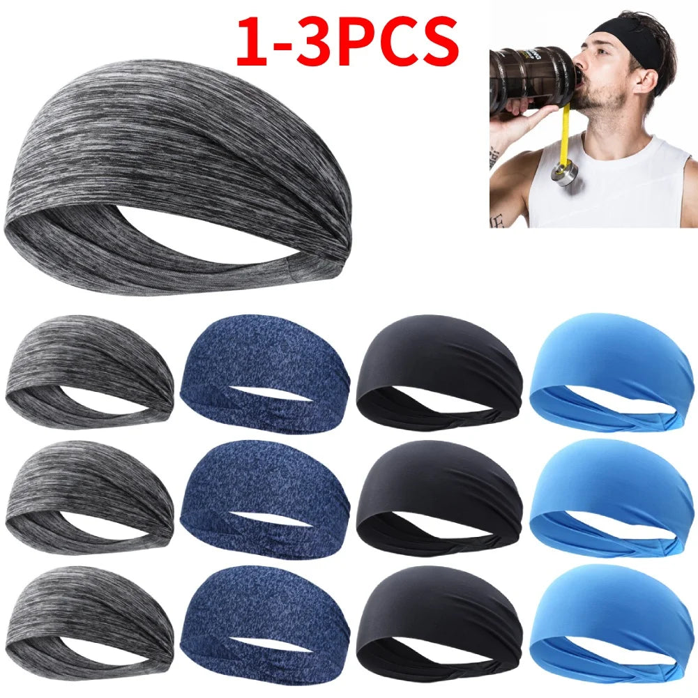 APWIKOGER Quick Dry Sweat Headbands For Running And Yoga