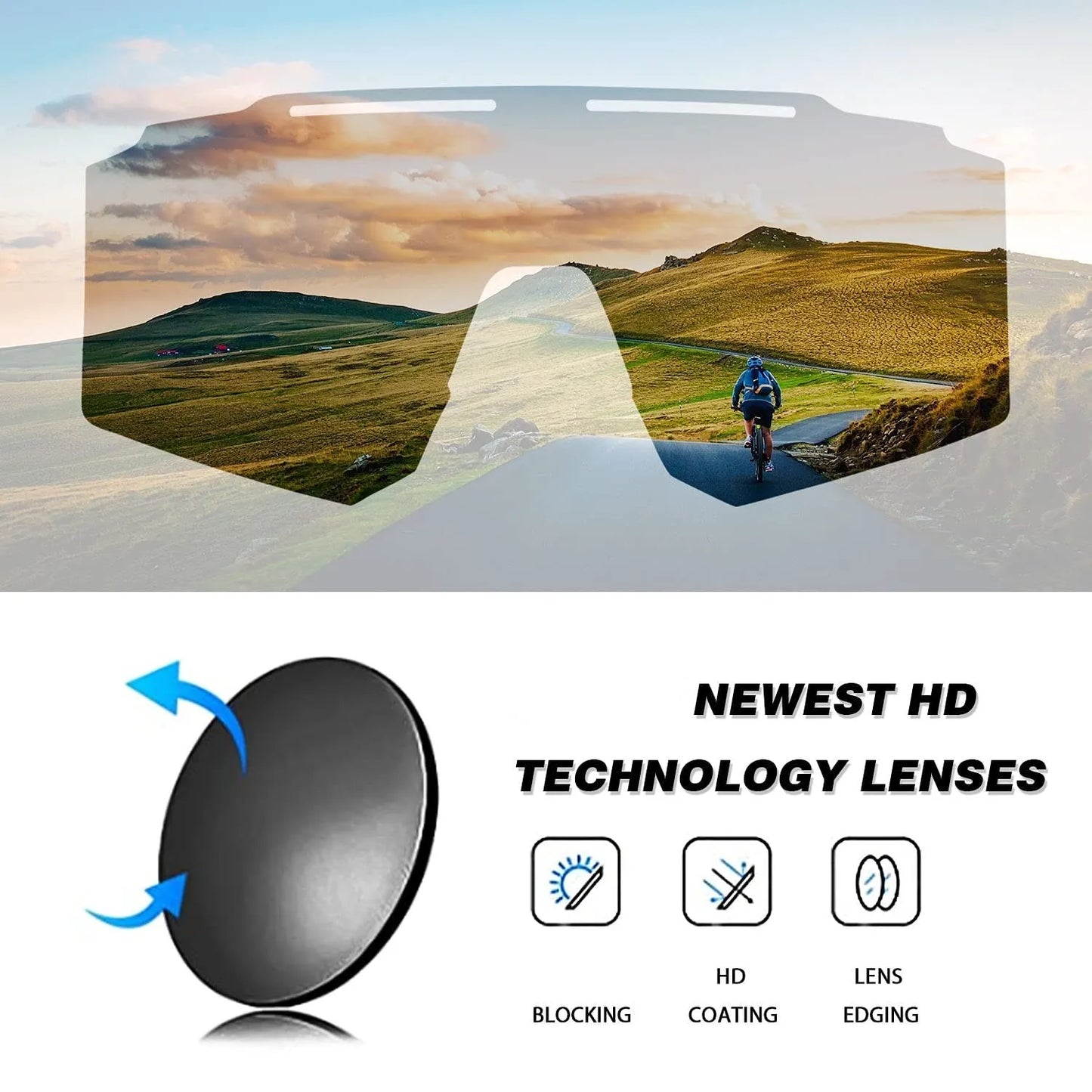 Unisex Polarized Sunglasses for Cycling, Running and Youth