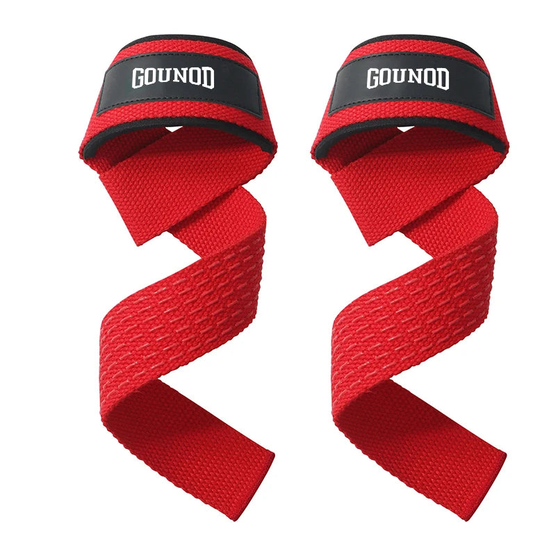 GOUNOD Weightlifting Wrist Straps Adjustable Non Slip Grip Band