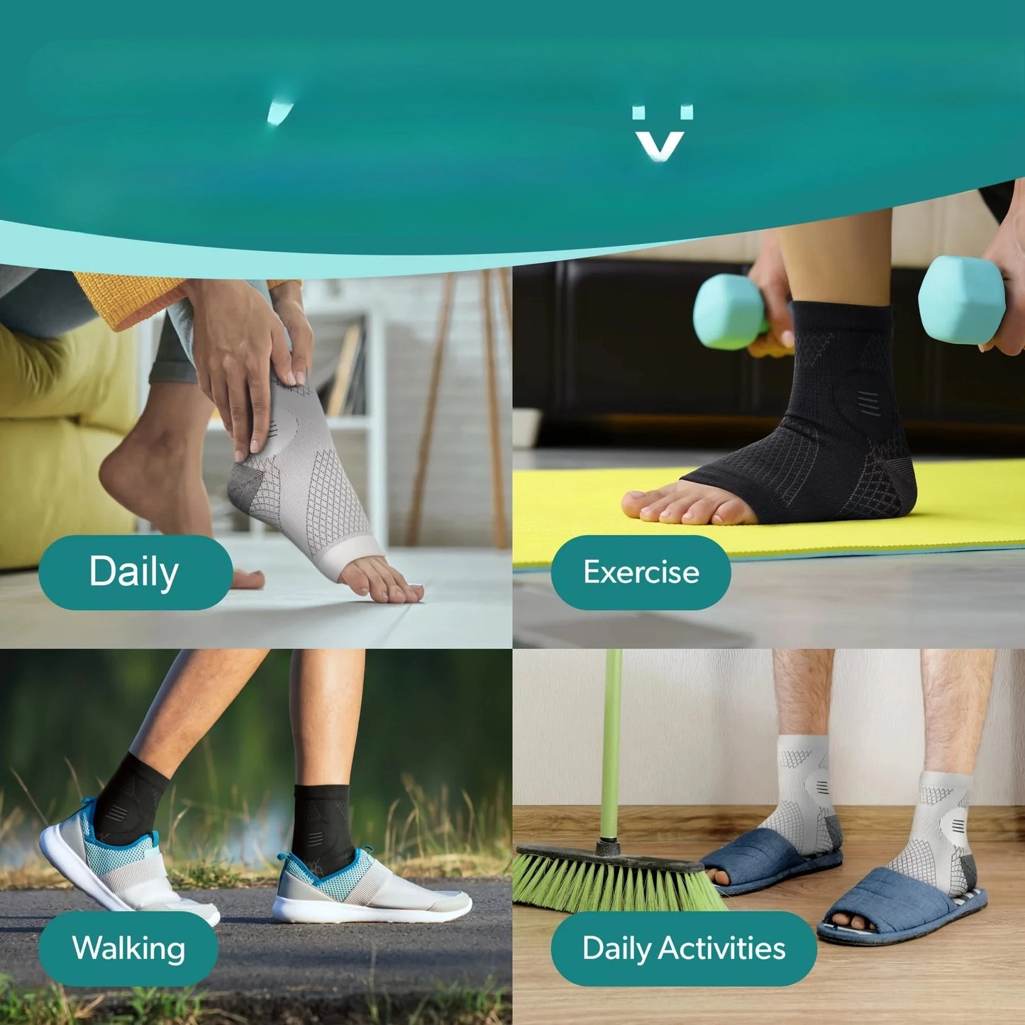 Compression Socks for Neuropathy With Arch Support Open Toe