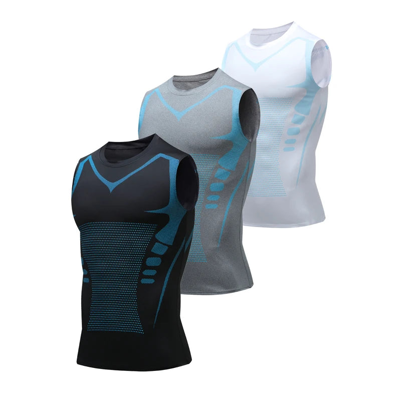 YOUONGWEAR Compression Tank Top Men Gym Shirt Sleeveless Quick Dry