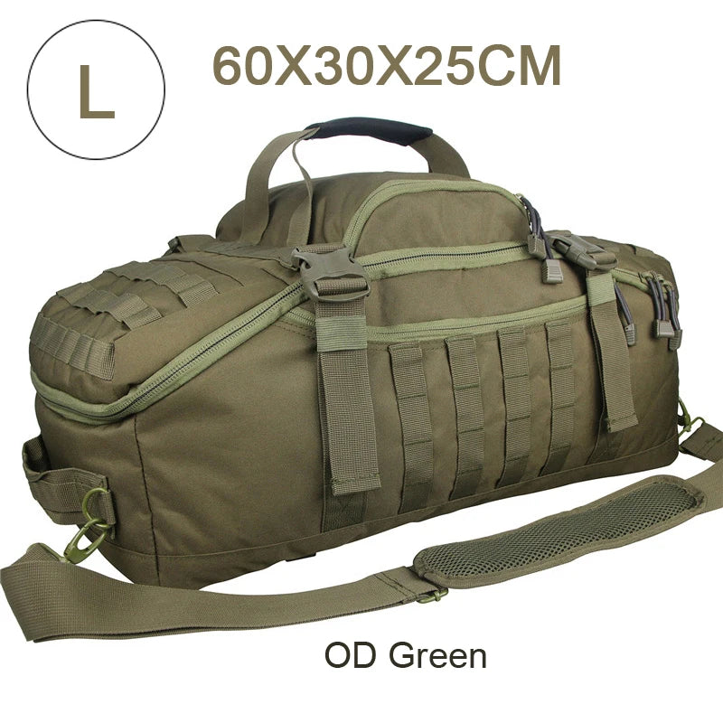 QCN Sport Travel Bag Molle Tactical Gym Duffle For Camping