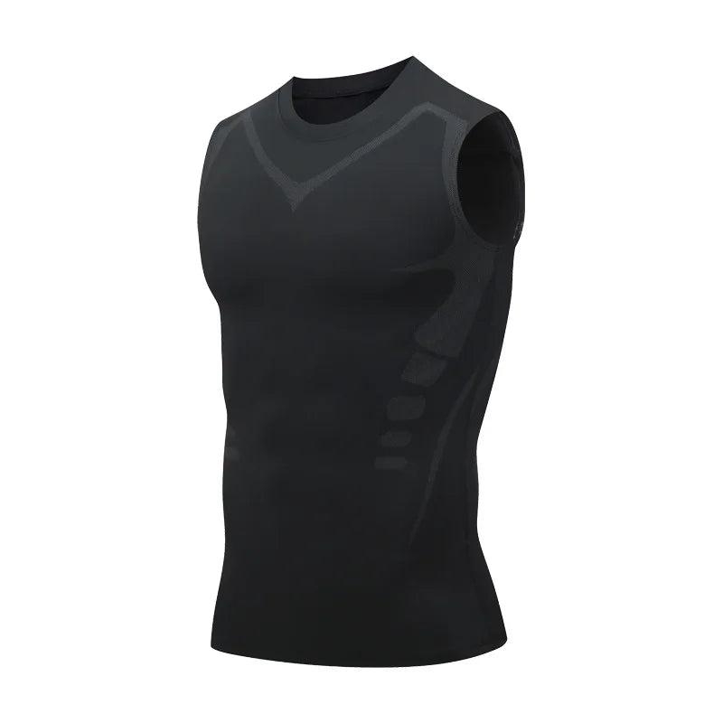 YOUONGWEAR Compression Tank Top Men Gym Shirt Sleeveless Quick Dry