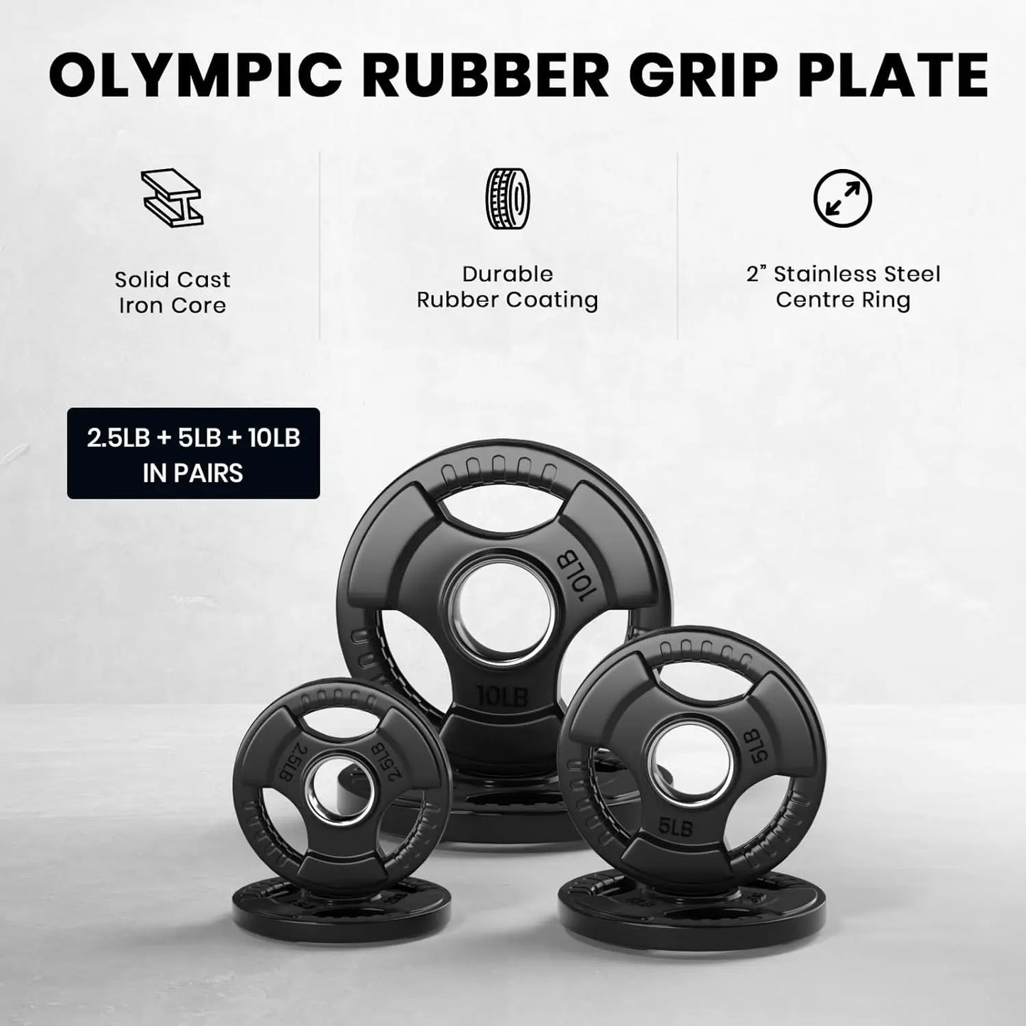 EZ Curl Bar Weight Set With Plates For Strength Training