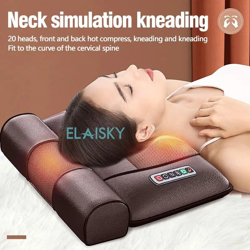 ELAISKY Full Body Massage Cushion With Heating And Infrared Therapy