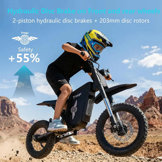 Freego X0 Electric Dirt Bike 3600W 60V Mountain Bike