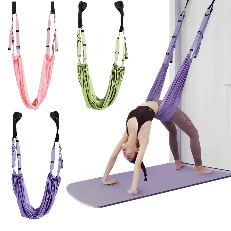 Adjustable Aerial Yoga Strap For Women Stretching And Leg Splits