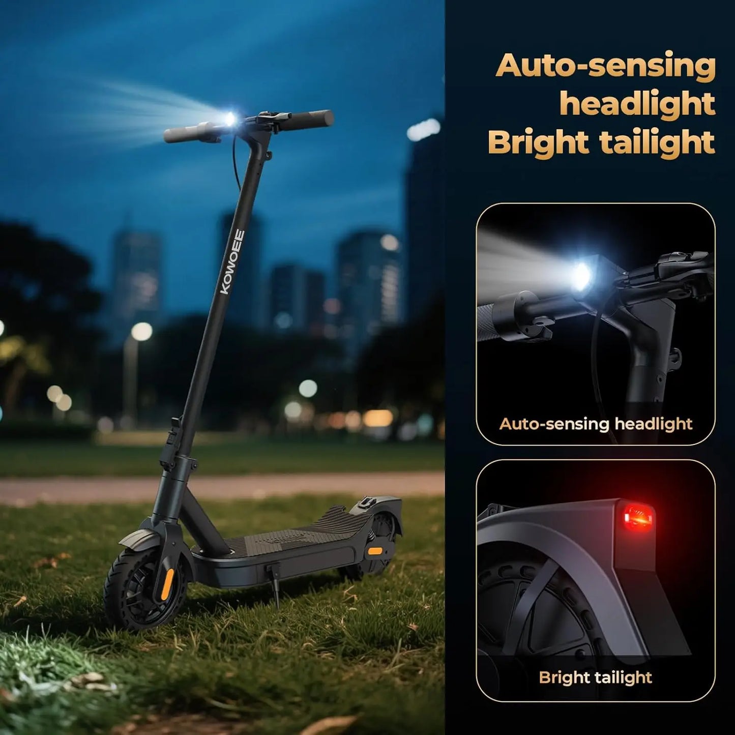 HeroPick Electric Scooter 500W 20 MPH Foldable, App Control