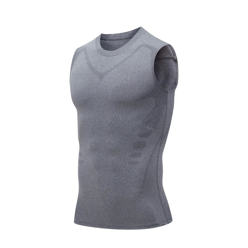 YOUONGWEAR Compression Tank Top Men Gym Shirt Sleeveless Quick Dry