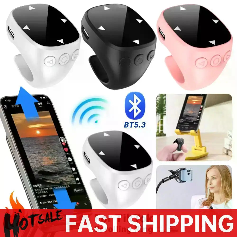 Touch Screen Wireless Remote For TikTok Scrolling Ring
