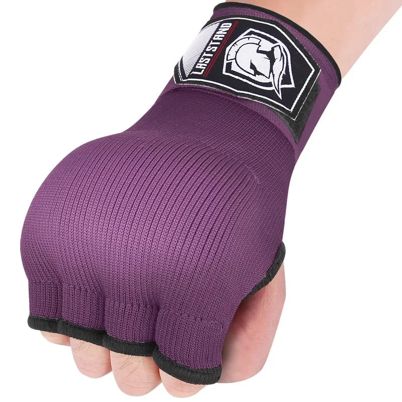 Gel Boxing Hand Wrap Gloves With Long Wrist Strap For MMA Training